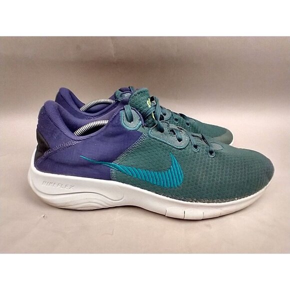 Nike Flex Experience Run 11 Running Shoes Mens 11.5 Black Purple Teal DD9284-301 - Picture 2 of 15